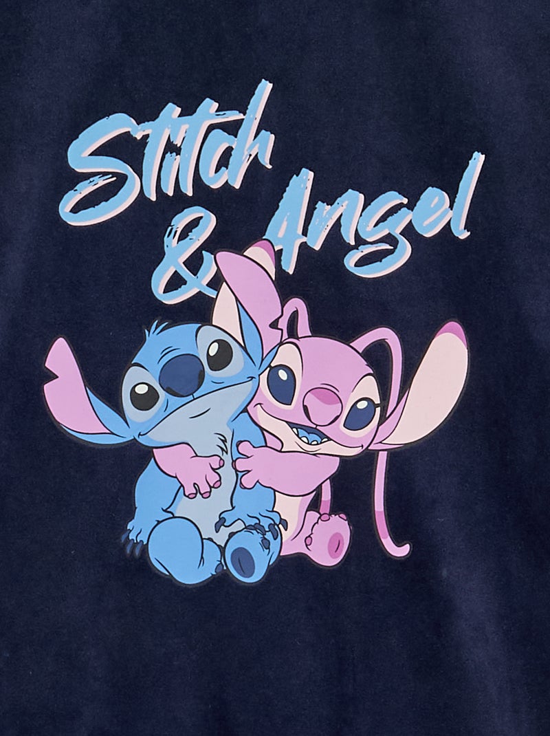 Pyjama 'Disney' 2 pièces - Sweat + pantalon Bleu - Kiabi