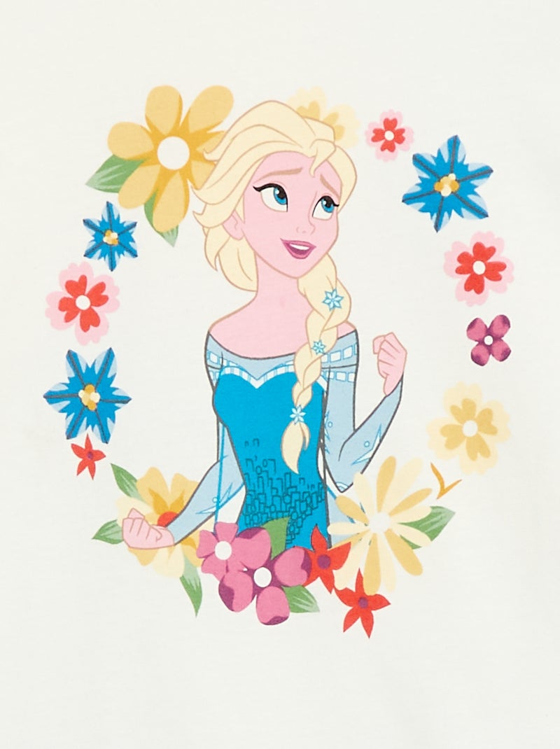 Pyjama 'Disney' 2 pièces  short + T-shirt Blanc - Kiabi