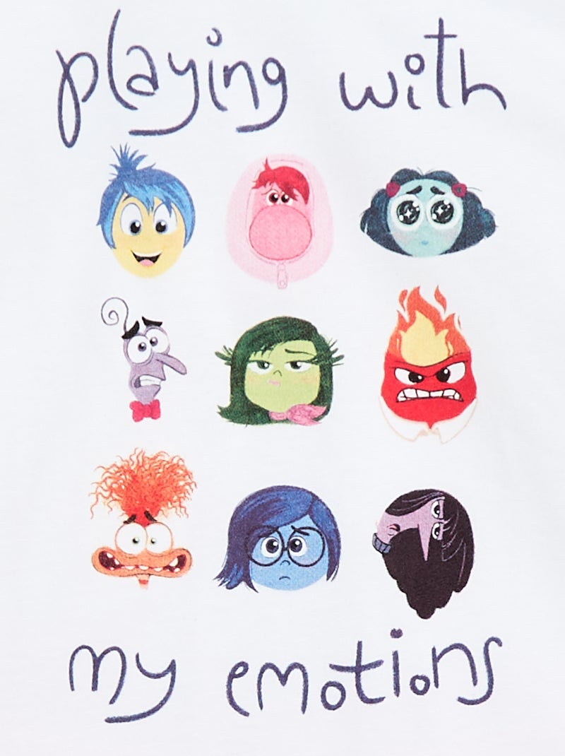 Pyjama 'Disney' 2 pièces  short + T-shirt Blanc - Kiabi