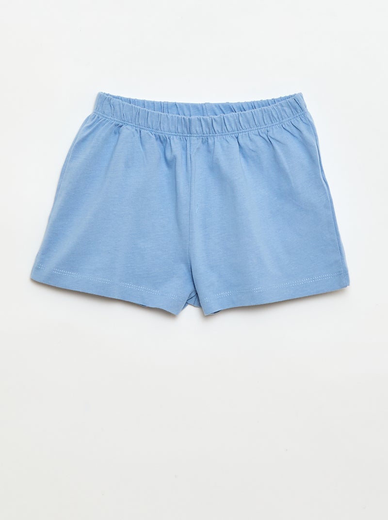 Pyjama 'Disney' 2 pièces  short + T-shirt Bleu - Kiabi