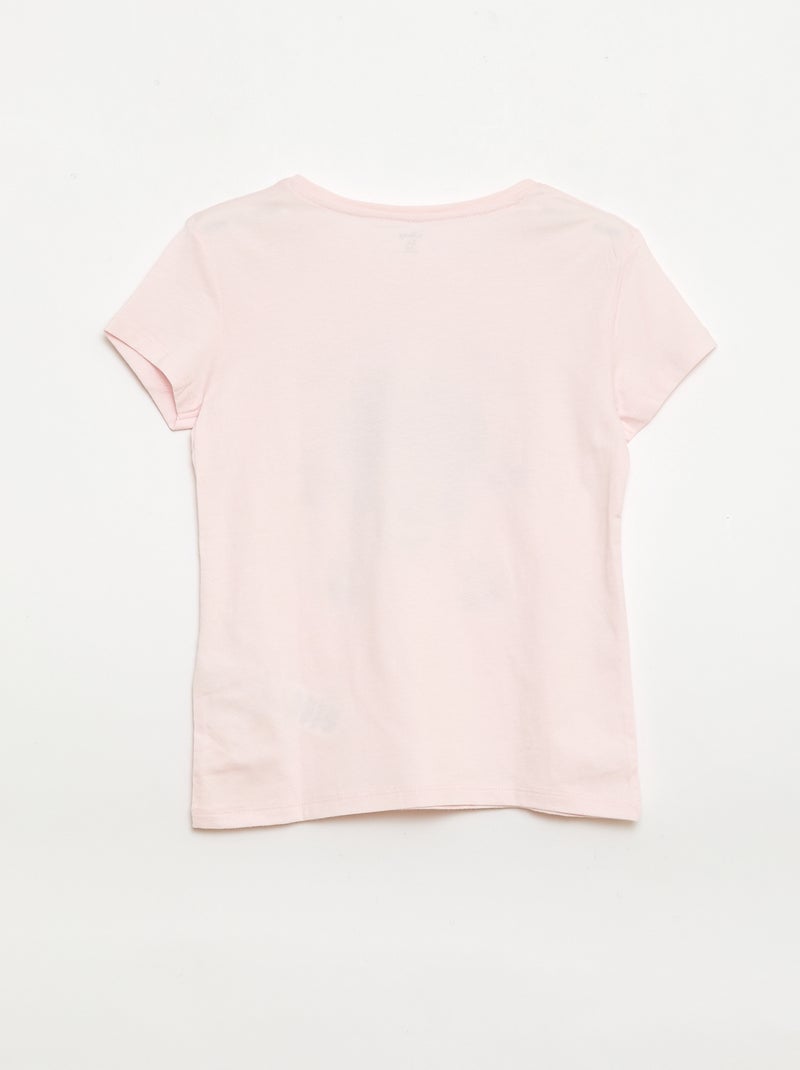 Pyjama 'Disney' 2 pièces  short + T-shirt Rose - Kiabi