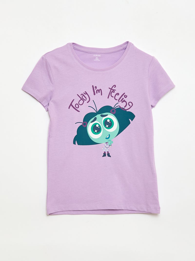 Pyjama 'Disney' 2 pièces  short + T-shirt Violet - Kiabi