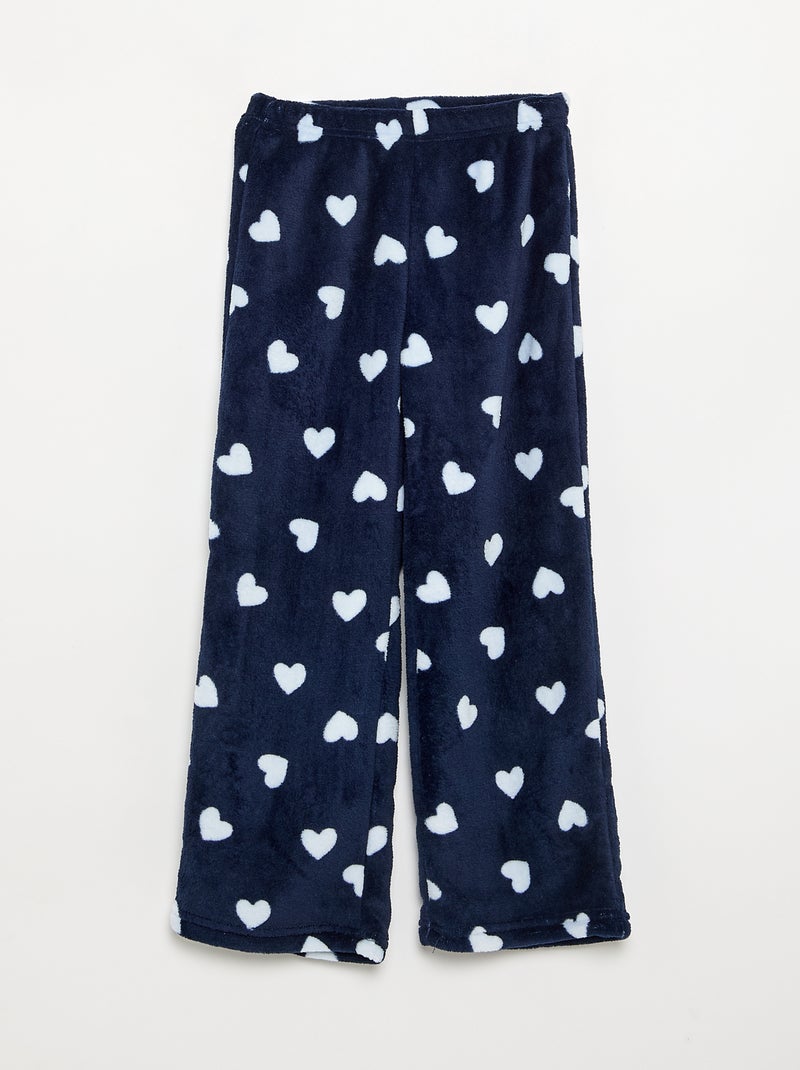 Pyjama "Disney" 2-teilig - Sweatshirt + Hose Blau - Kiabi