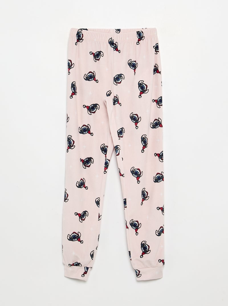 Pyjama 'Disney' 2-teilig - Sweatshirt + Hose Rose - Kiabi