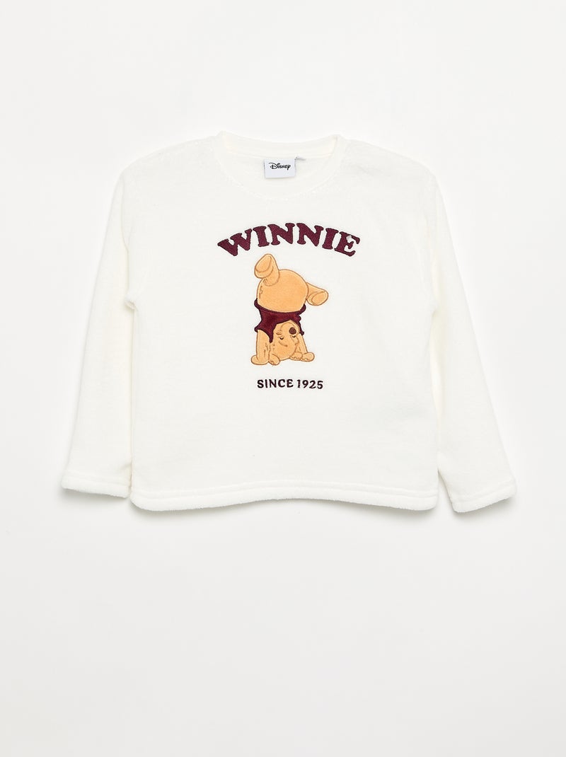 Pyjama "Disney" 2-teilig - Sweatshirt + Hose Rot - Kiabi