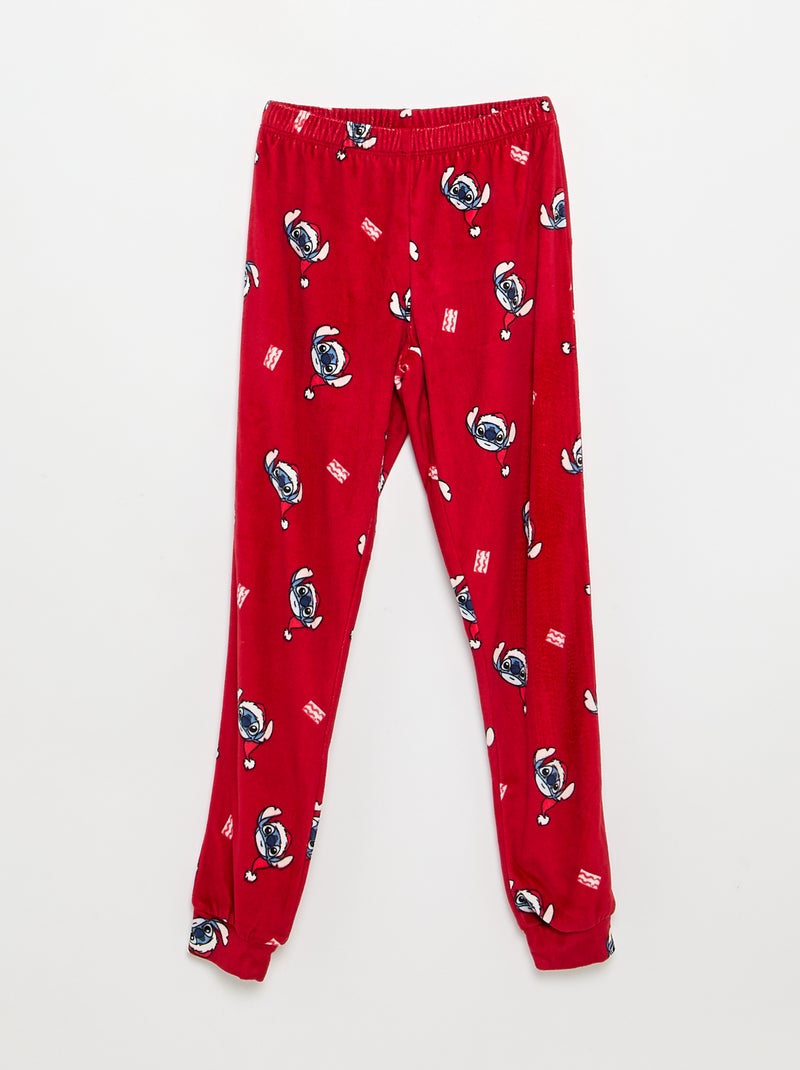 Pyjama 'Disney' 2-teilig - Sweatshirt + Hose Rouge - Kiabi