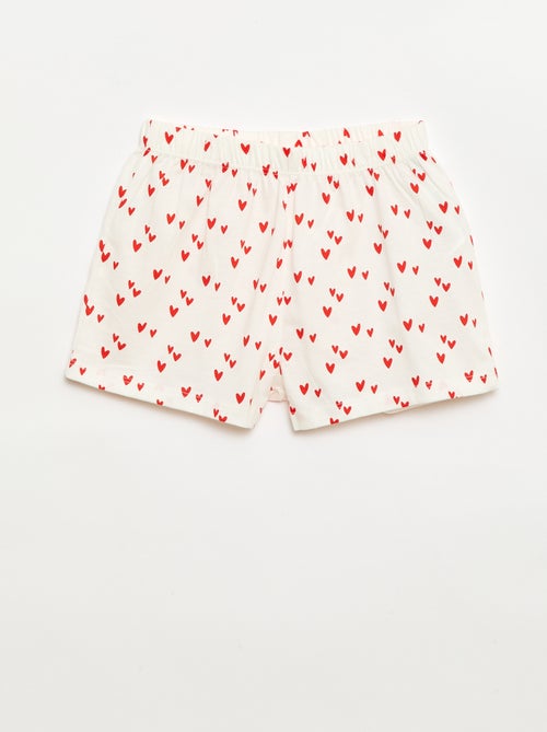 Pyjama \'Disney\' 2-teilig Short + T-Shirt - Kiabi