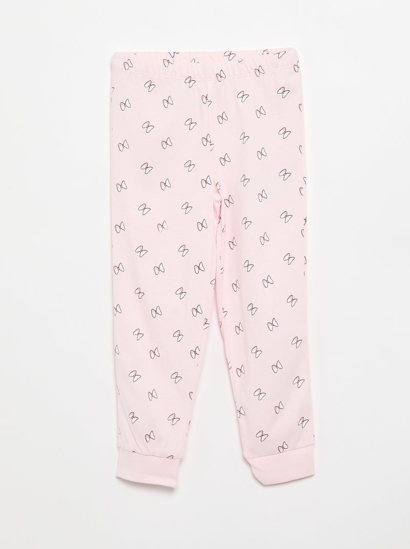 Pyjama "Disney" aus Baumwolljersey Blanc - Kiabi