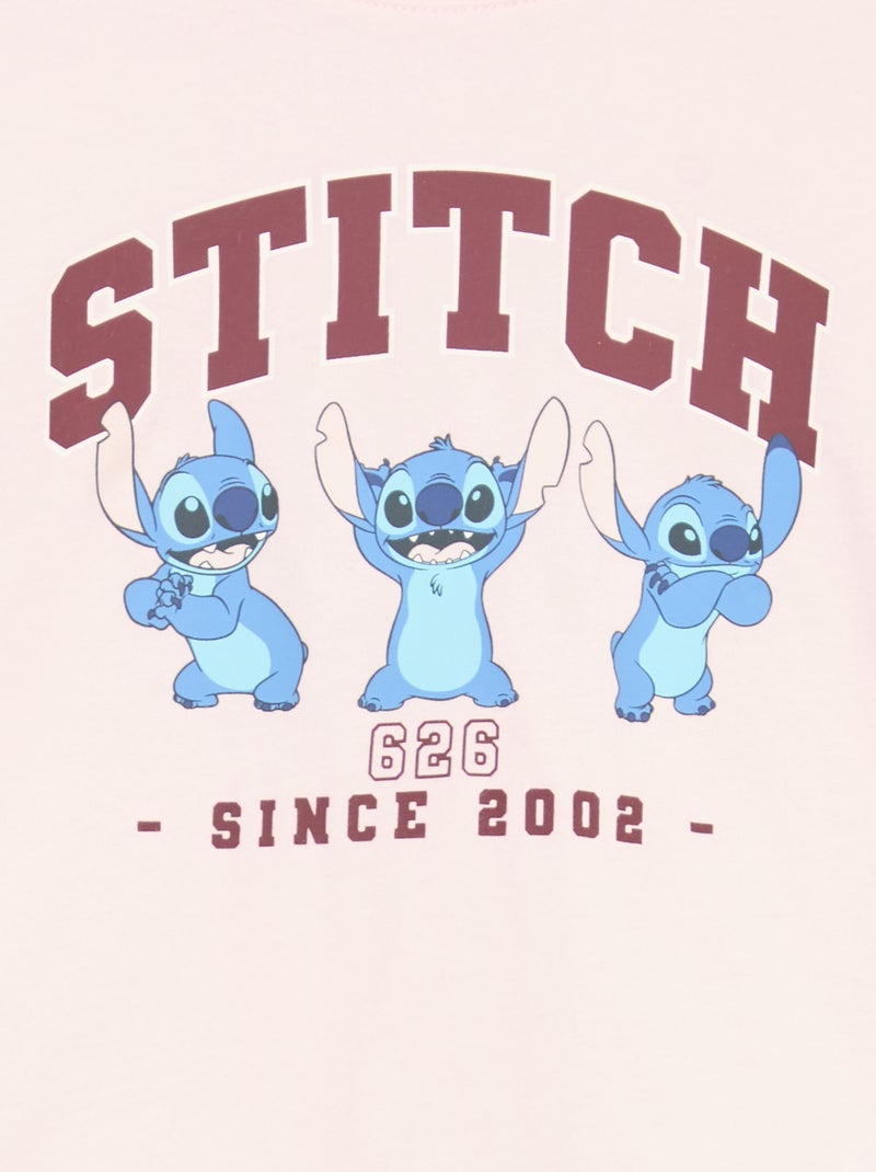 Pyjama 'Disney' aus Jersey – 2-teilig: Langarm-T-Shirt + Hose Rose - Kiabi