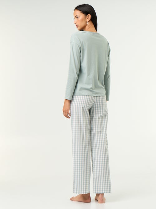 Pyjama "Disney" "Bambi" 2-teilig - Langarm-T-Shirt + Hose - Kiabi