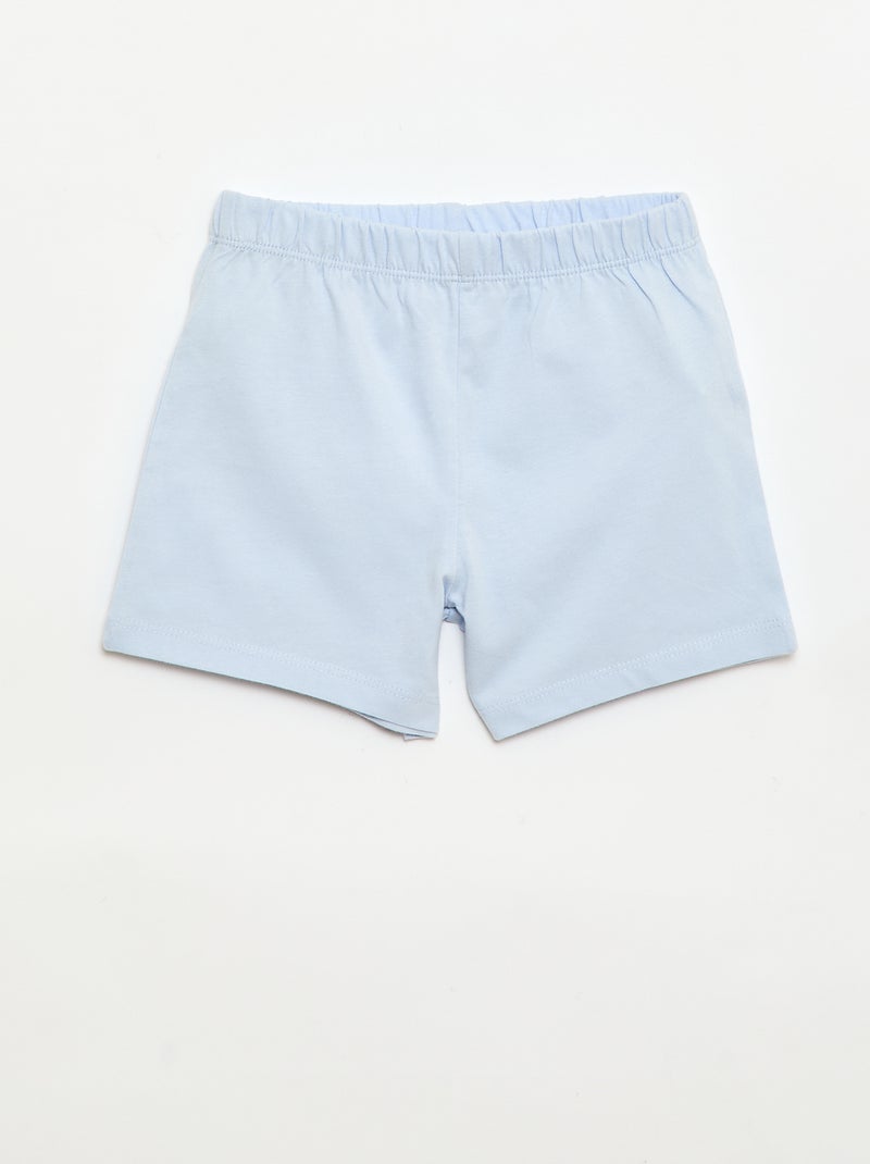 Pyjama 'Disney' 'Minnie' 2 pièces T-shirt + short Bleu - Kiabi