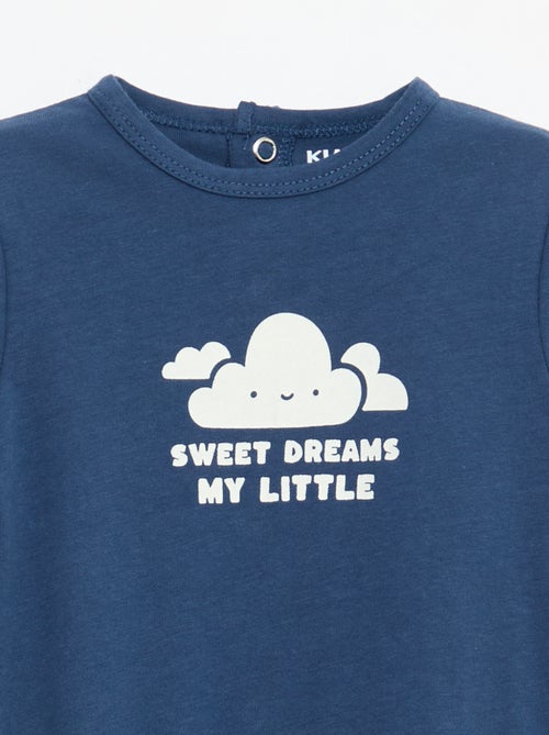 Pyjama dors bien à manches longues - Kiabi