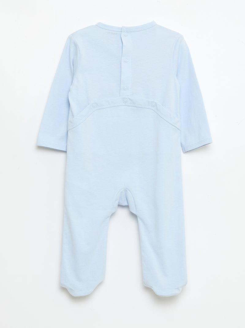 Pyjama dors bien à manches longues Bleu - Kiabi