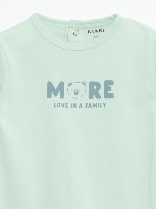 Pyjama dors bien à manches longues - Kiabi