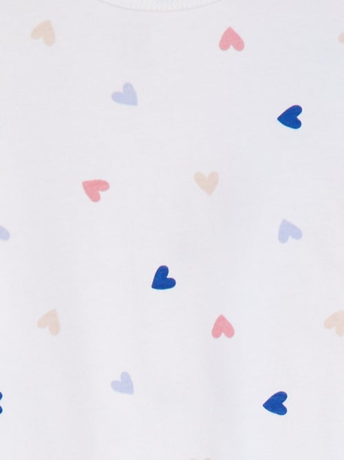 Pyjama dors bien avec pieds à motifs - Kiabi