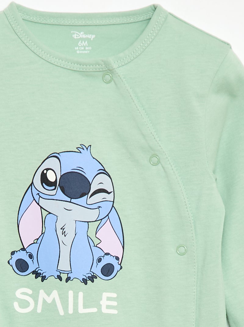 Pyjama dors bien 'Disney' en coton Vert - Kiabi