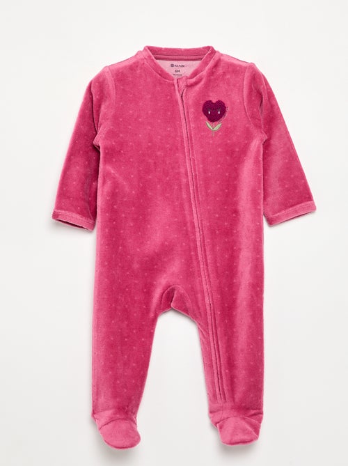 Pyjama dors bien en velours - Kiabi Pyjama dors bien en velours - Kiabi