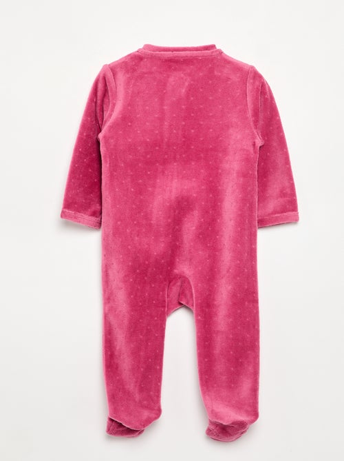 Pyjama dors bien en velours - Kiabi Pyjama dors bien en velours - Kiabi