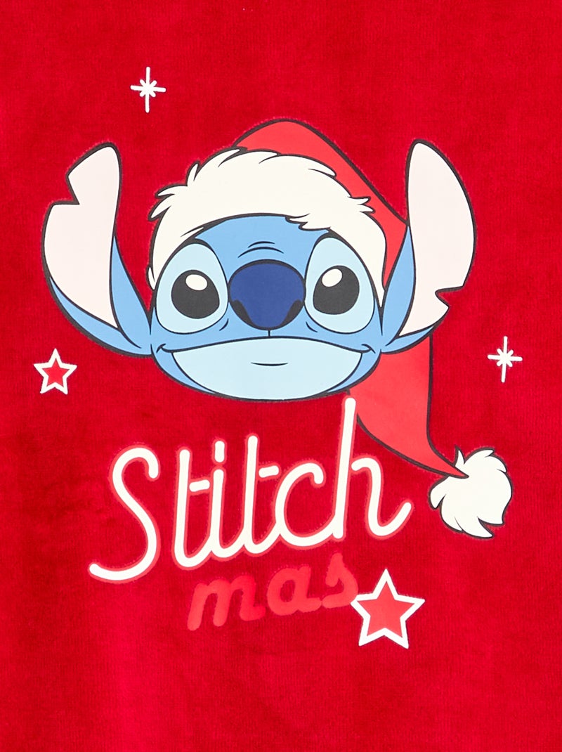 Pyjama dors bien 'Stitch' Rouge - Kiabi