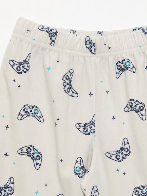 Pyjama en polaire 2 pièces - sweat + pantalon - Kiabi