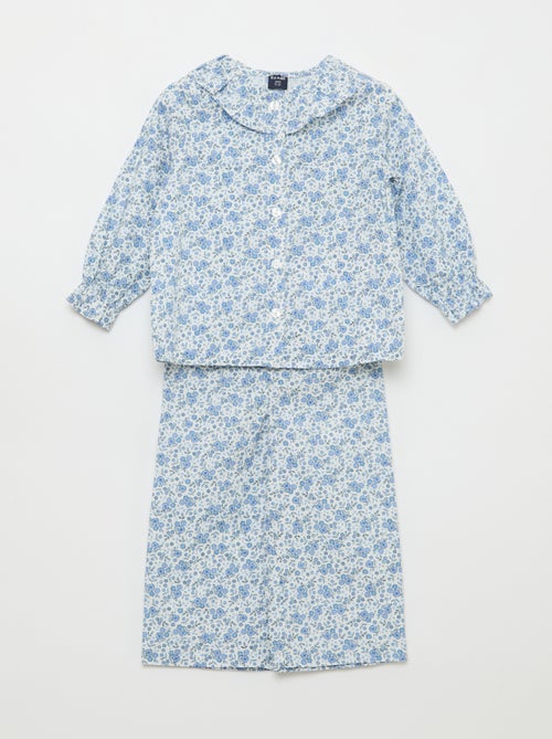 Pyjama en popeline - 2 pièces - Kiabi