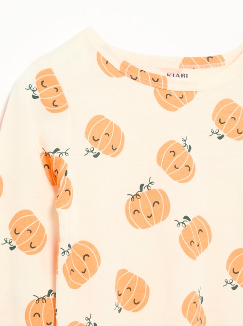 Pyjama 'Halloween' 2-teilig - Langarm-T-Shirt + Hose - Kiabi