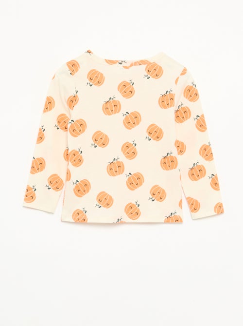 Pyjama 'Halloween' 2-teilig - Langarm-T-Shirt + Hose - Kiabi