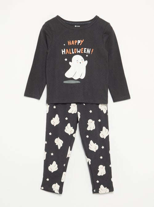 Pyjama 'Halloween' 2-teilig - Langarm-T-Shirt + Hose - Kiabi
