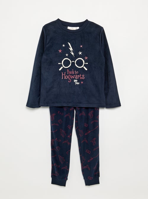 Pyjama 'Harry Potter' 2 pièces - T-shirt à manches longues + pantalon - Kiabi