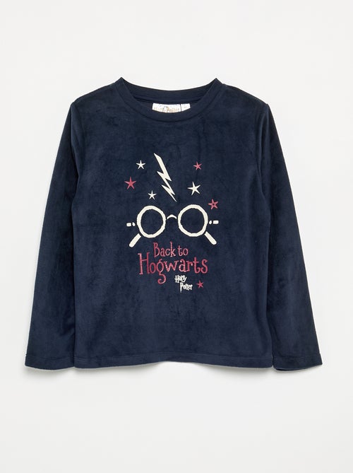 Pyjama 'Harry Potter' 2 pièces - T-shirt à manches longues + pantalon - Kiabi