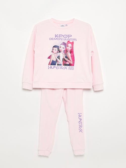 Pyjama 'KPop Demon Hunters' 2-teilig - Langarm-T-Shirt + Hose - Kiabi