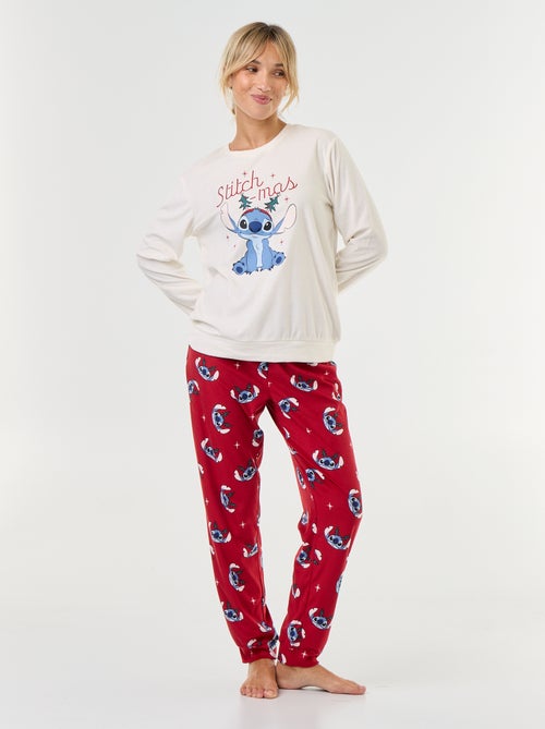 Pyjama long de Noël imprimé 'Disney' - 2 pièces - Kiabi
