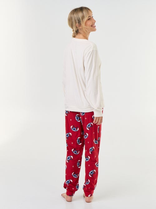 Pyjama long de Noël imprimé 'Disney' - 2 pièces - Kiabi