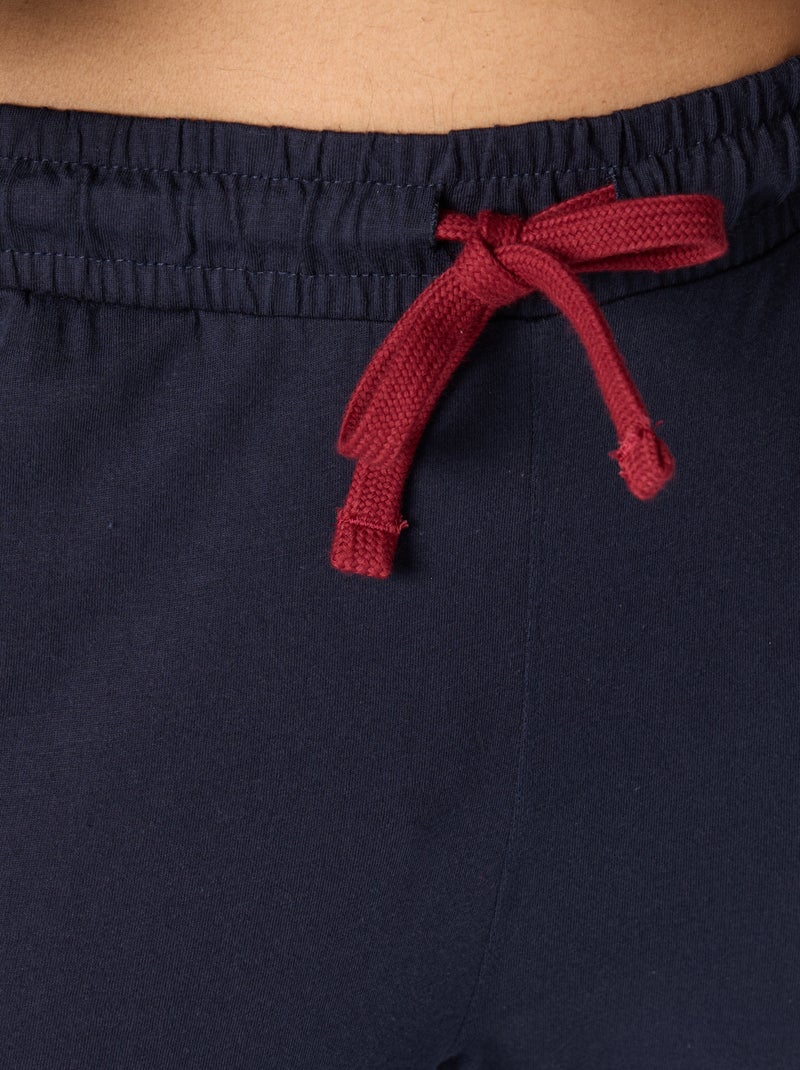 Pyjama long 'Marvel' - 2 pièces Bleu - Kiabi