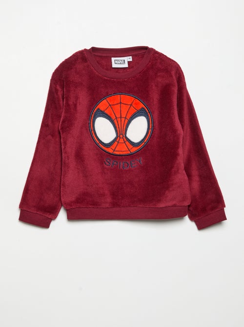 Pyjama "Marvel" "Spider-Man" 2-teilig - Sweatshirt + Hose - Kiabi