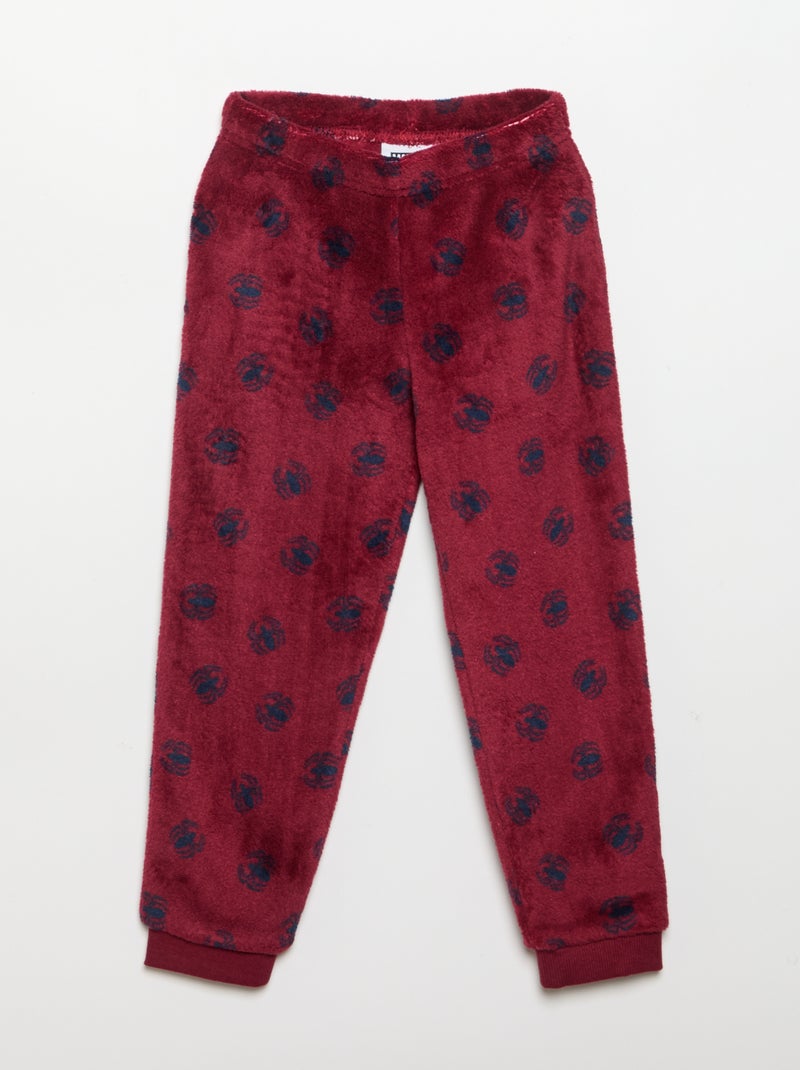 Pyjama "Marvel" "Spider-Man" 2-teilig - Sweatshirt + Hose Rouge - Kiabi