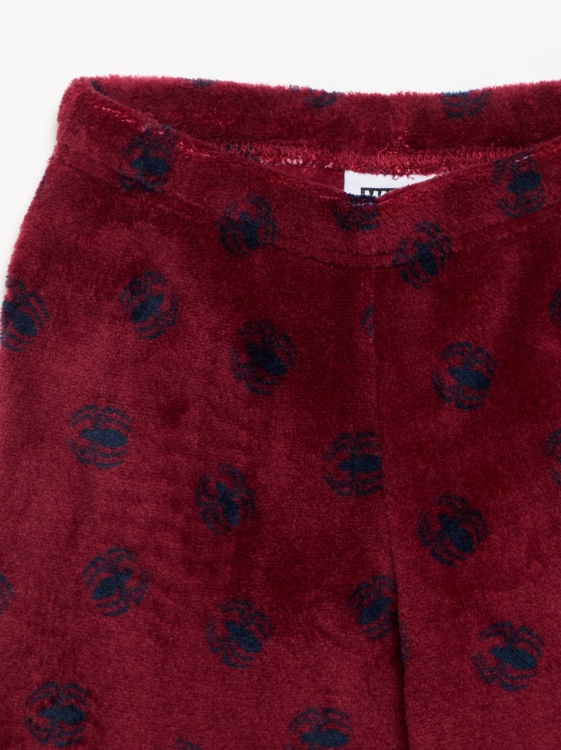 Pyjama "Marvel" "Spider-Man" 2-teilig - Sweatshirt + Hose Rouge - Kiabi