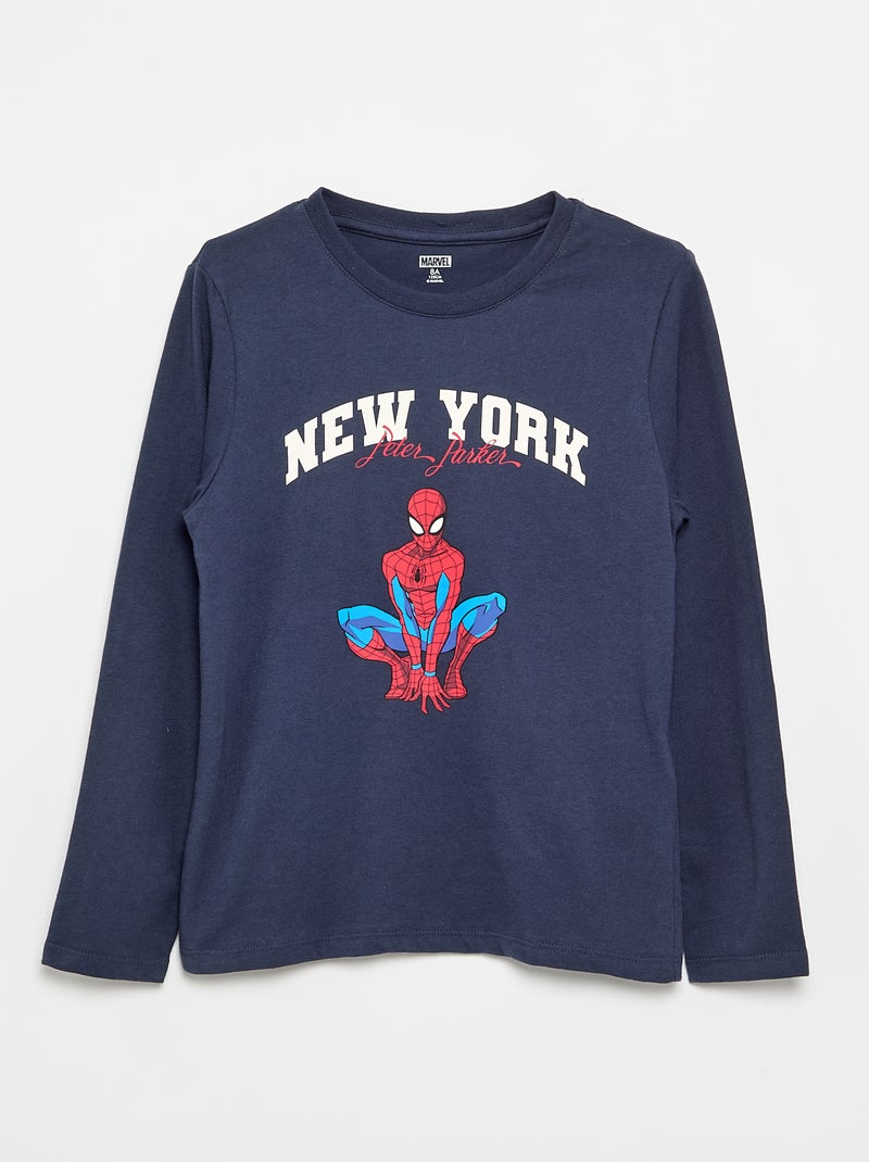 Pyjama "Marvel" "Spiderman" 2-teilig Bleu - Kiabi