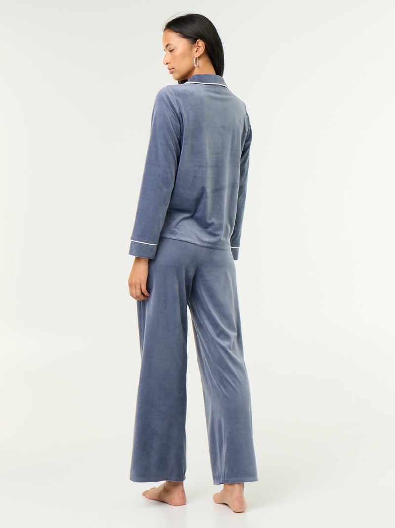 Pyjama-Set 2-teilig - Oberteil + Hose Grau - Kiabi