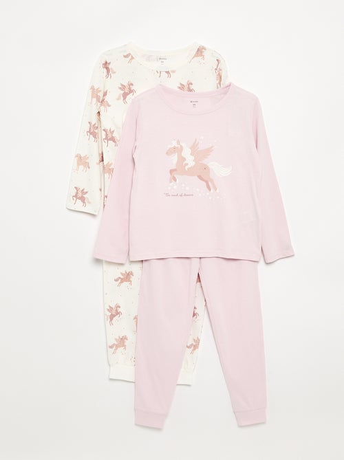 Pyjama-Set, 2-teilig – 2er-Pack - Kiabi