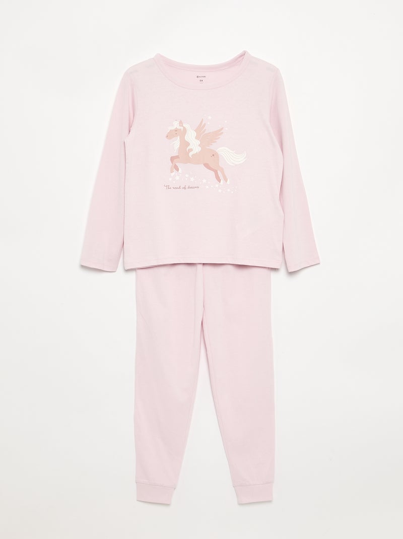 Pyjama-Set, 2-teilig – 2er-Pack Rose - Kiabi