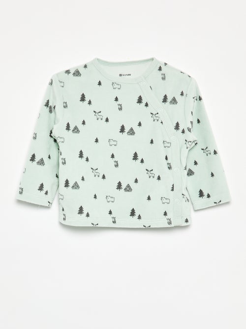 Pyjama-Set aus 2 Teilen, Samt - Kiabi