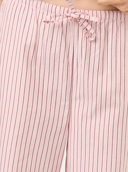 Pyjama-Set aus Baumwolle - T-Shirt + Hose - Kiabi