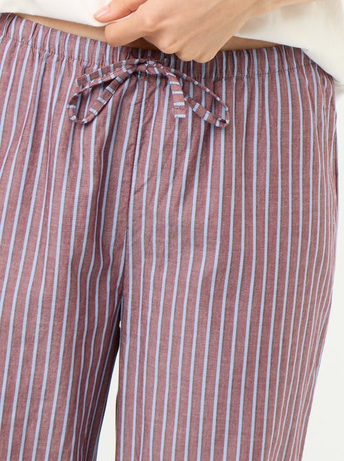 Pyjama-Set aus Baumwolle - T-Shirt + Hose - Kiabi
