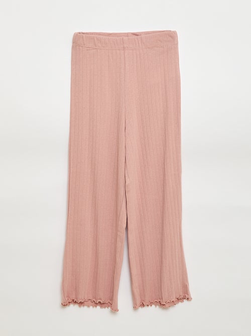 Pyjama-Set aus Pointelle-Strick – 2-teilig - Kiabi