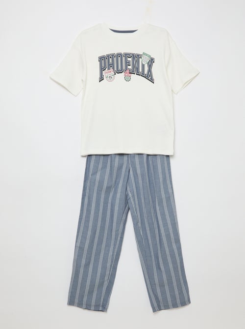 Pyjama-Set aus Popeline – 2-teilig - Kiabi