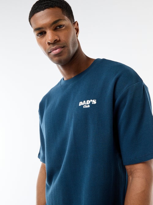 Pyjama-Set aus Waffelpiqué - Kiabi