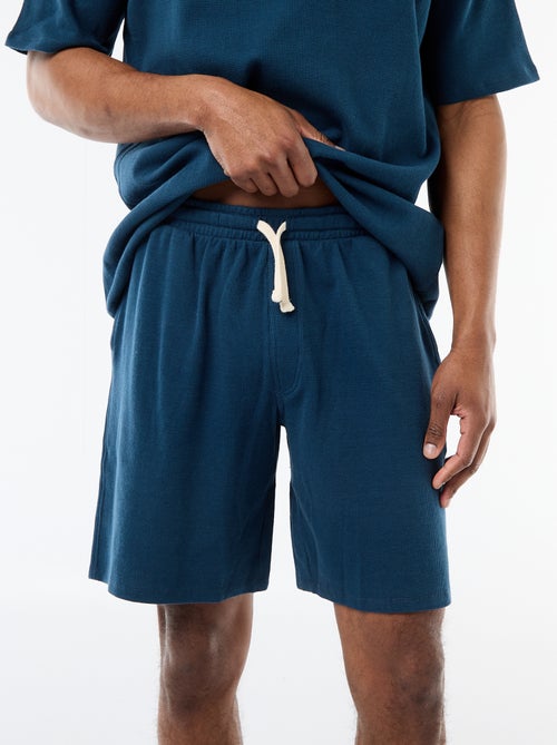 Pyjama-Set aus Waffelpiqué - Kiabi