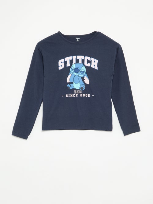 Pyjama-Set 'Disney' mit langem T-Shirt + Hose - 2-teilig - Kiabi