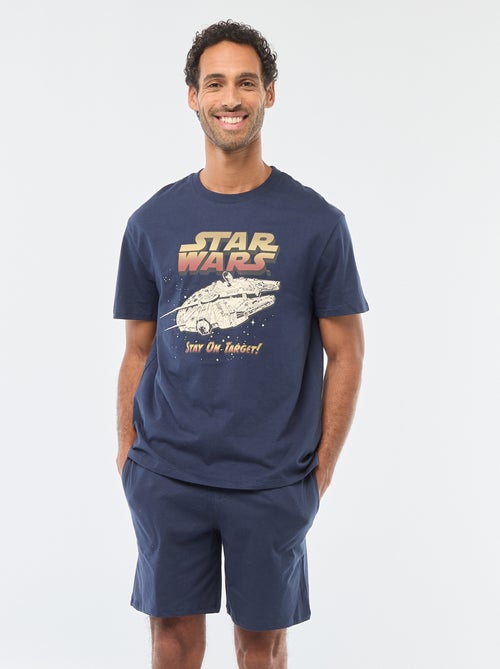 Pyjama-Set kurz T-Shirt + Shorts – 2-teilig - Kiabi